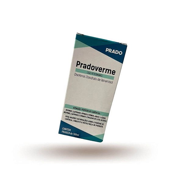 Pradoverme 100mL - Disofenol Cloridrato de Tetramisol - Prado