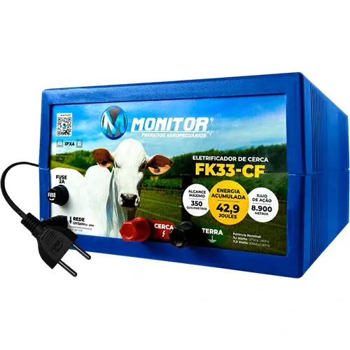Eletrificador Monitor FK33-CF Bivolt 350 Km