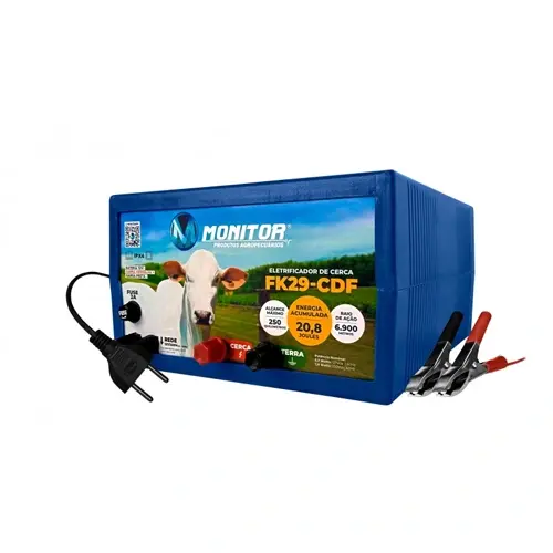 Eletrificador de Cerca Rural FK29-CDF / 20,8J / 250Km