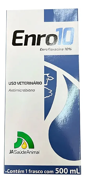 Enro 10 500mL - Ja Saúde Animal