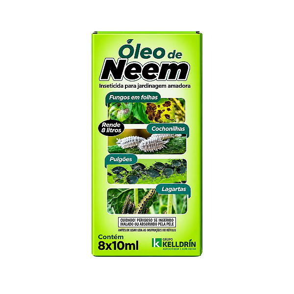 Oleo de Neem 8x10ml - Kelldrin