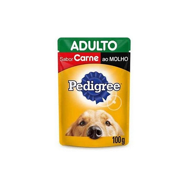 Sachê Pedigree Carne ao Molho para Cães Adultos