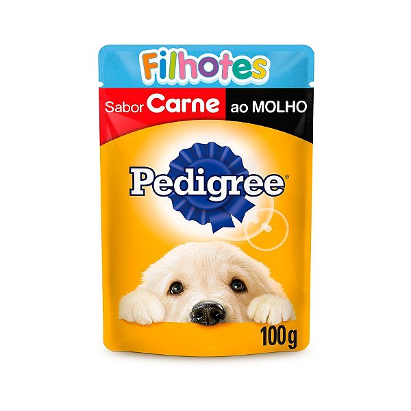 Sachê Pedigree  Carne ao Molho para Cães Filhotes