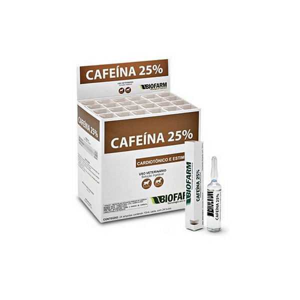 Cafeína 25% 10mL (01 ampola) - Biofarm