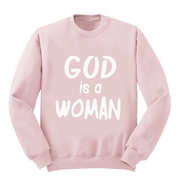 Moletom Rosa- Ariana Grande - God is a Woman - 4 Elementhos - Você Imagina, Nós Criamos!