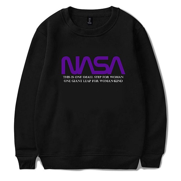 moletom rosa nasa