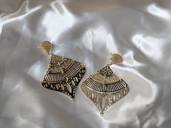 Brinco Indiano Flor Mineira