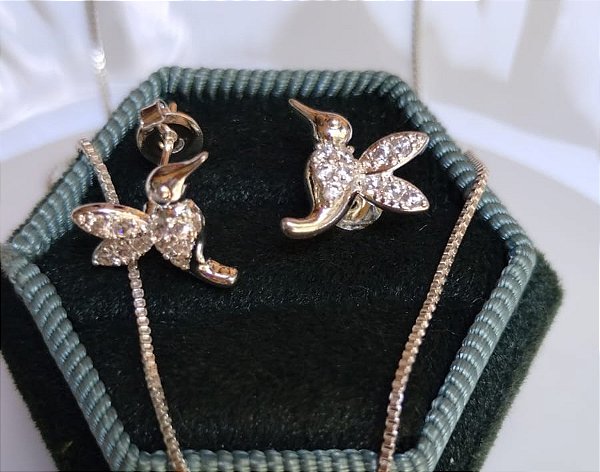 CONJUNTO BEIJA FLOR CRAVEJADO