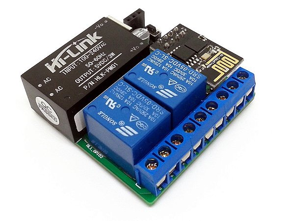 Módulo AFSmart ESP-8266 - 2 Reles + 2 Pulsadores