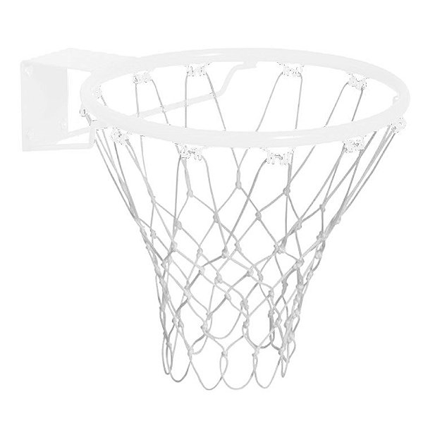 Par Rede de Basquete Fio Triplo de 4mm Tipo Chuá Seda