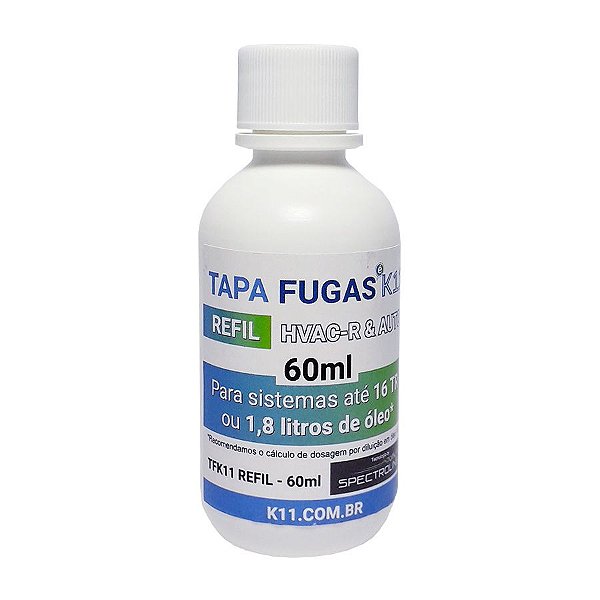 Tapa Fugas K11 Refil 60ml - Hvac & Auto 6 Aplicações