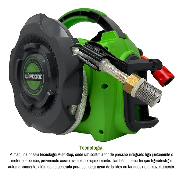 Bomba De Limpeza Portátil Para Ar Condicionado C10 Wipcool