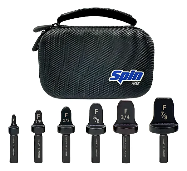 Flangeador Spin F6000 - 1/4 3/8 1/2 5/8 3/4 7/8 + Case N