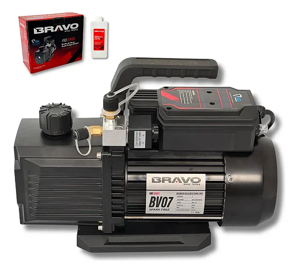 Bomba De Vácuo Bravo Bv-07 Anti Faísca P/ Refrigeração Bivolt