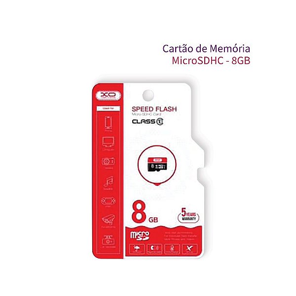 Cartão de Memória - XO Speed Flash 8GB