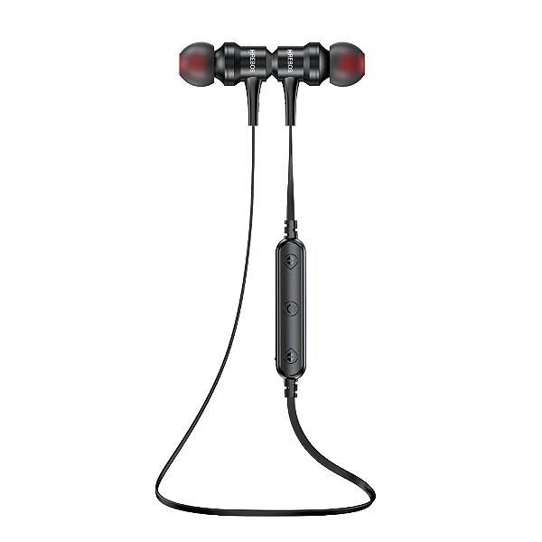 Fone Sport Bluetooth Neckband + Microfone e Controle - Fixação Magnética (HS-616)