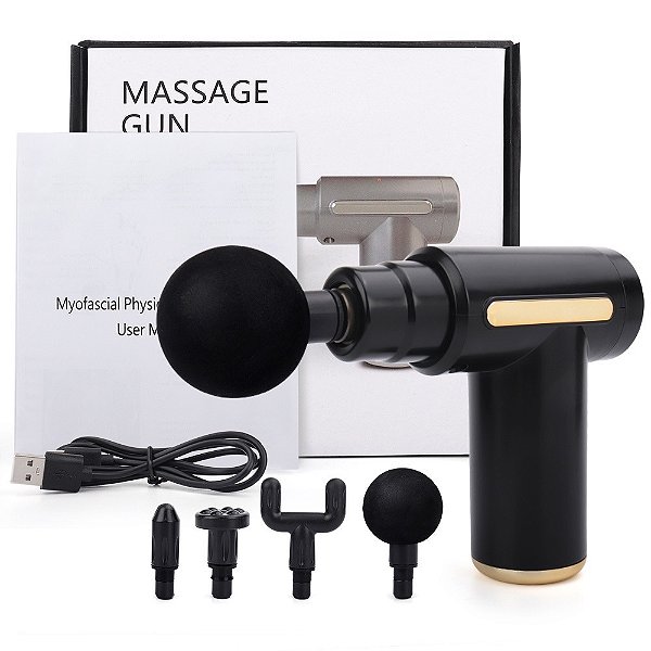 Massageador Relaxamento Muscular Fisico Fascial Gun