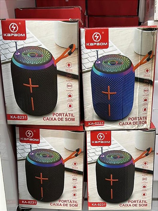 Caixinha de Som FM/cartão/Bluetooth