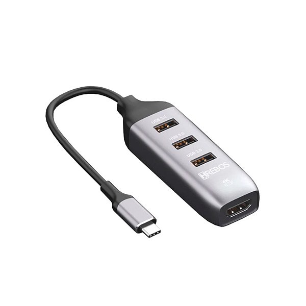 HUB USB-C 4 em 1