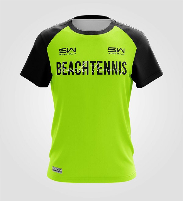 Camiseta Masculina | Beach Tennis | Colors | Flúor