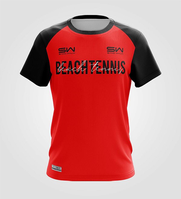 Camiseta Masculina | Beach Tennis | Colors | Vermelha