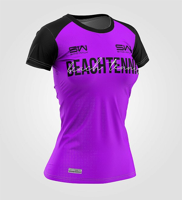 Camiseta Feminina | Beach Tennis | Colors | Purple