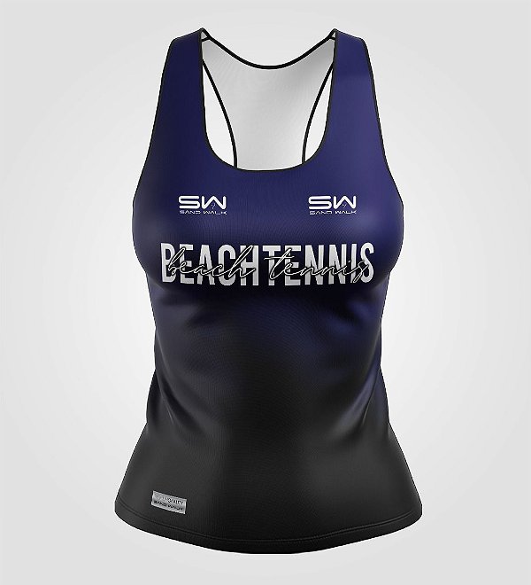 Regata Feminina | Beach Tennis | Colors | Marinho