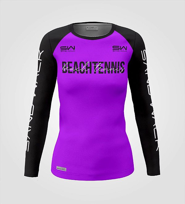 Camisa Manga Longa | Feminina | Beach Tennis | Colors | Purple