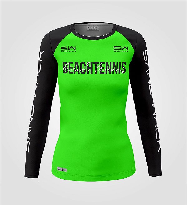 Camisa Manga Longa | Feminina | Beach Tennis | Colors | Verde