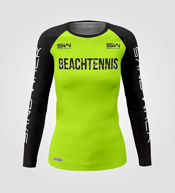 Camisa Manga Longa | Feminina | Beach Tennis | Colors | Flúor