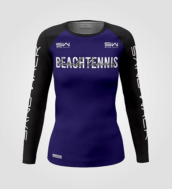 Camisa Manga Longa | Feminina | Beach Tennis | Colors | Marinho