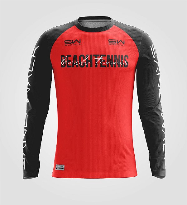 Camisa Manga Longa | Masculina | Beach Tennis | Colors | Vermelha