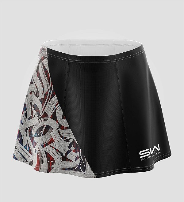 Shorts Saia | Grafite Premium Vermelho