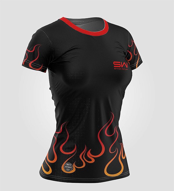 Camiseta Feminina | Hupi Fire