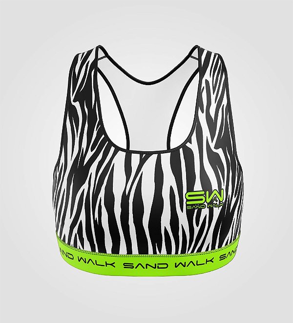 Top Treino | Animal Print | Zebra