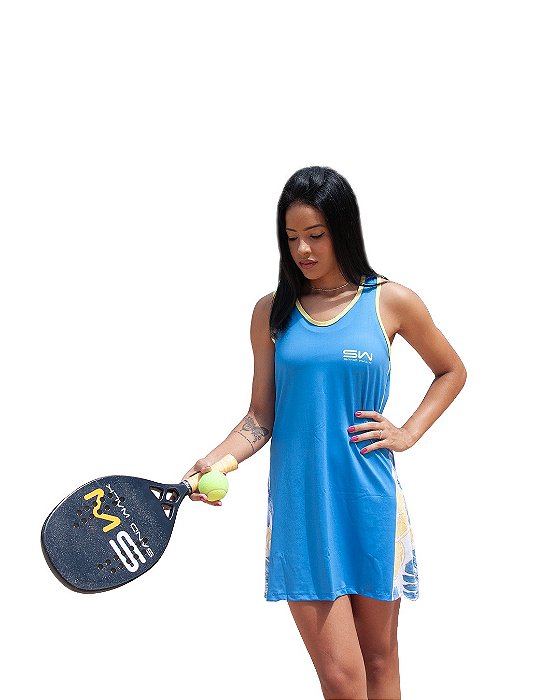 Vestido Beach Tennis | Azul Claro | SOFT