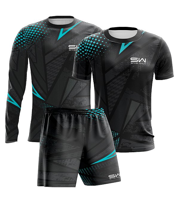 Kit Masculino | Manga Longa, camiseta e shorts | SHADOW