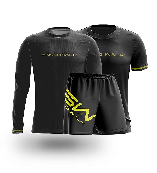 Kit Masculino | Manga Longa, camiseta e shorts | GENERAL BREAKING