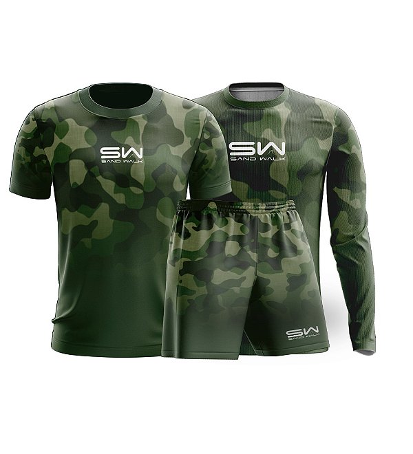 Kit Masculino | Manga Longa, camiseta e shorts | FLOREST REVIVAL