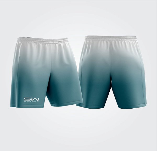 Shorts Masculino | Modelo Treino | Branco e Azul