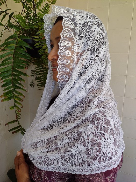 Véu de Missa Infinity Flor de Maria luxo