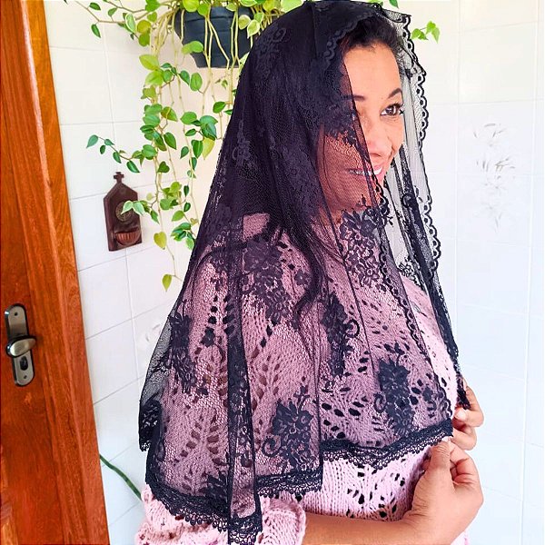 Véu para Santa Missa Ave Maria Puríssima