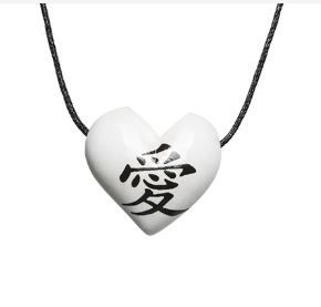 Aromatizador Pessoal - Coração Branco - Símbolo Amor