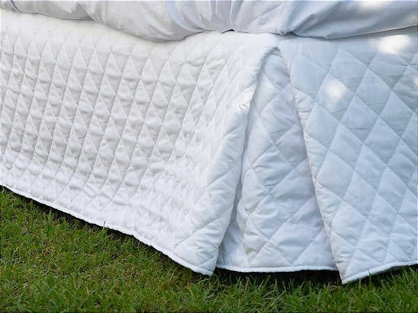 Saia Para Cama Box  Branco