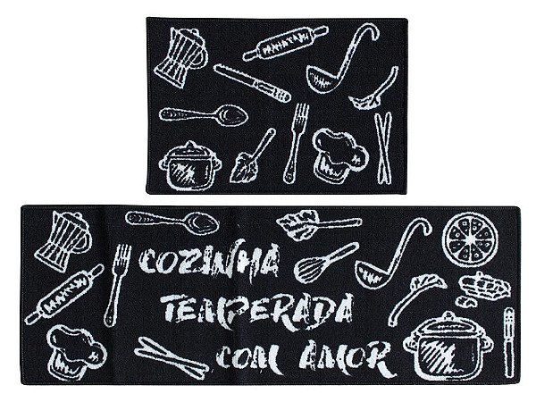 kit passadeira 2 peças antiderrapante camesa