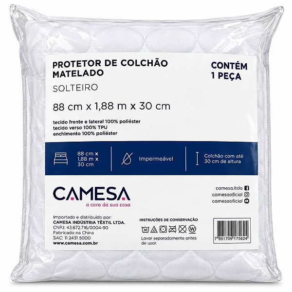 PROTETOR DE COLCHÃO MATELADO