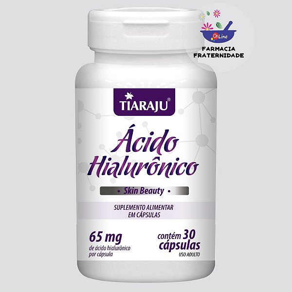 Ácido Hialurônico 65 mg 30 Cápsulas