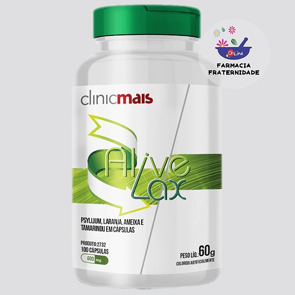Alivelax 600 mg 100 Cápsulas