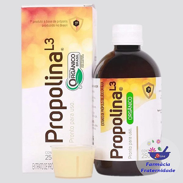 Extrato de Própolis Propolina L3 Orgânica 250 ml
