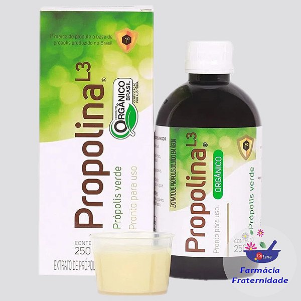 Extrato de Própolis Verde Propolina L3 Orgânica 250 ml
